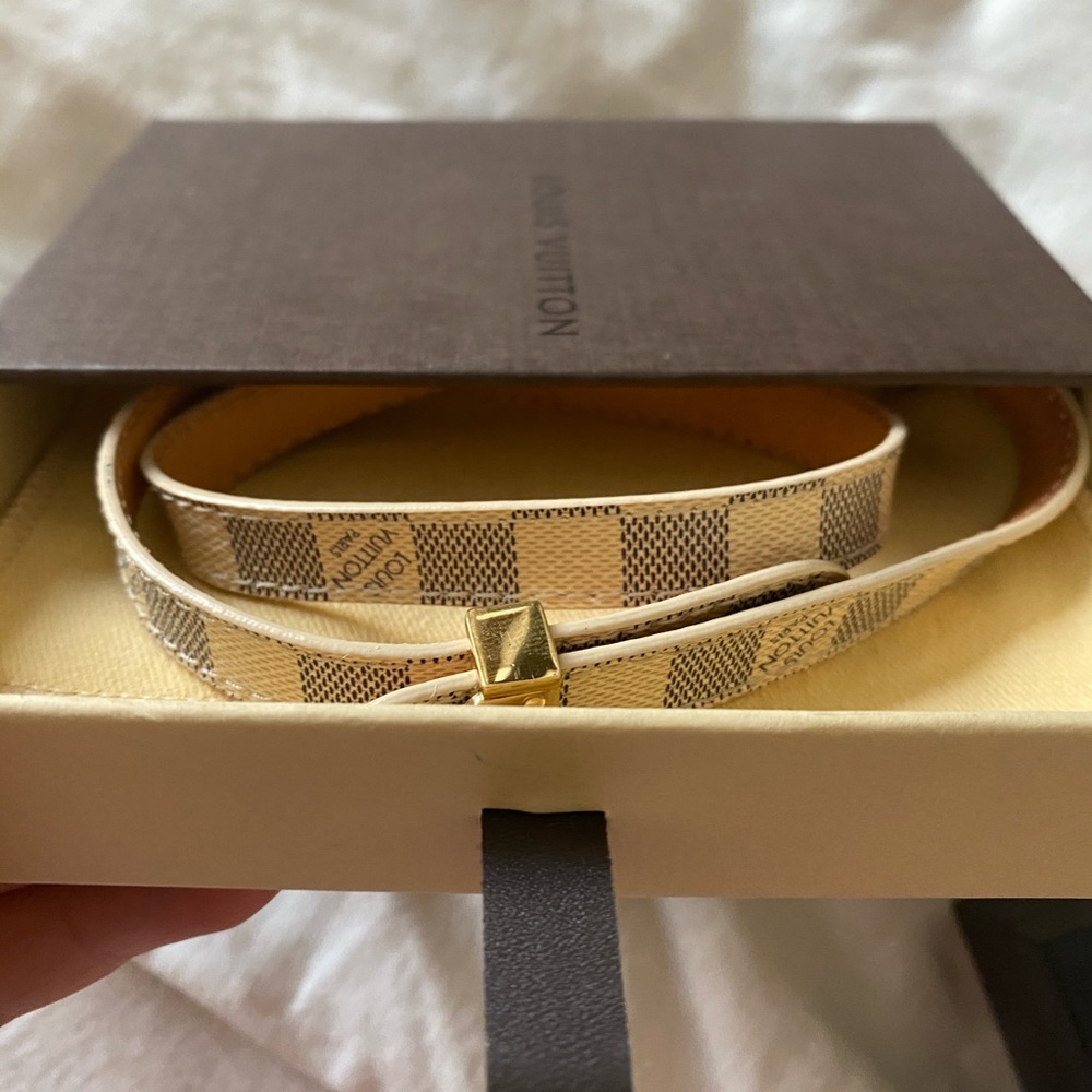Louis Vuitton double strap bracelet